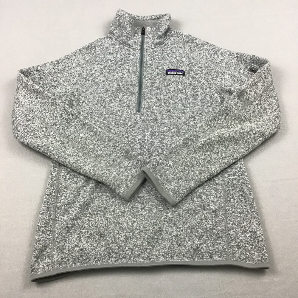 Patagonia Jacket Women Medium Gray Better Sweater Zip Fleece Hiking Outdoor M